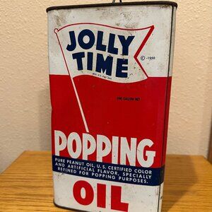 Vintage Jolly Time Popcorn Oil Can